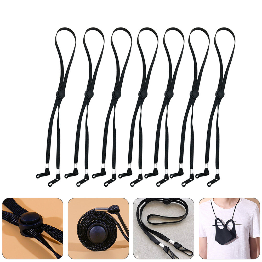 Mask Lanyard Adjustable - 12 قطعة حامل قناع أمان قابل