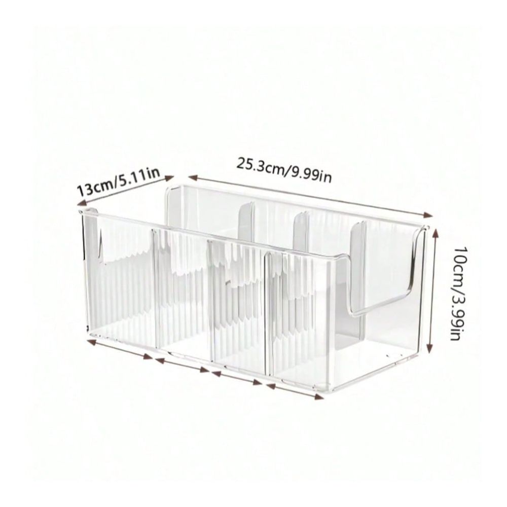 علبة أدوية شفافة كبيرة بأربعة  - مراجعة Face Mask Storage Box وسعره