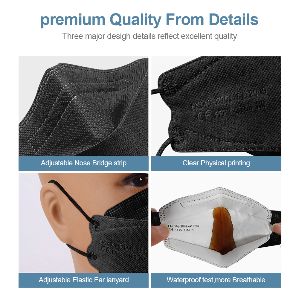 قناع وجه KN95 FFP2 معتمد على ش - مراجعة Anti Pollution Mask وسعره